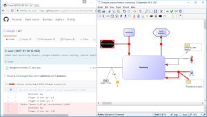 MetaEdit+ saves model versions with Git