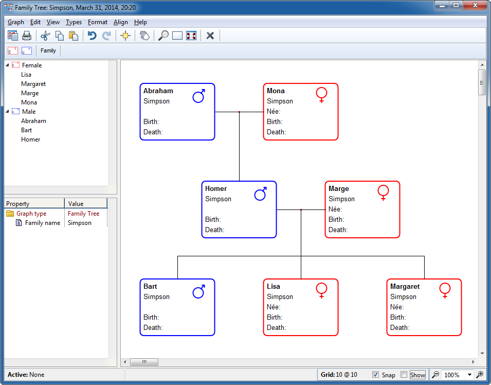 Family Tree with ports
