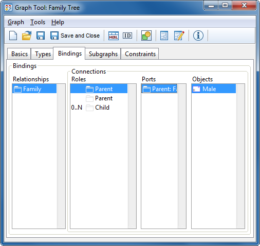 Graph Tool Bindings with port