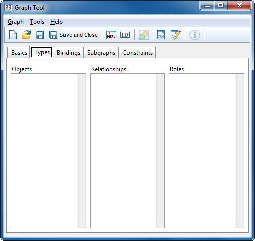 Graph Tool Types page
