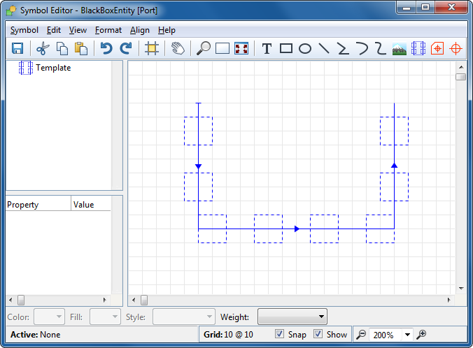 Symbol Editor with Template