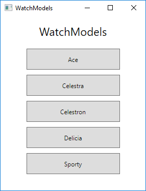 Watch test environment