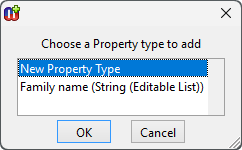 Choosing new property type