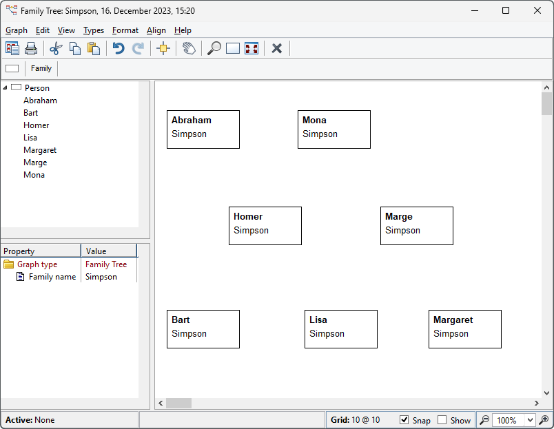 Diagram Editor with some objects
