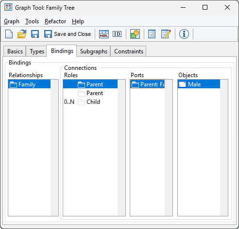 Graph Tool Bindings with port