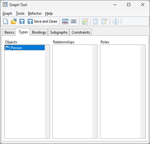 Graph Tool with first type