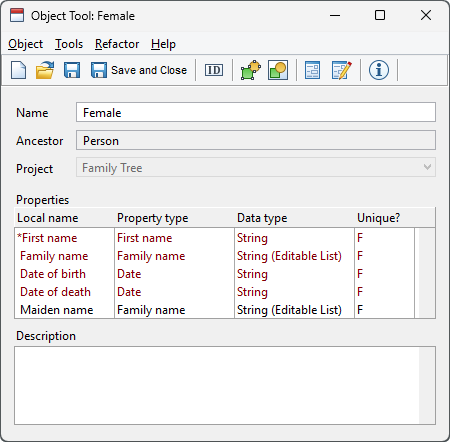 Object Tool for Female