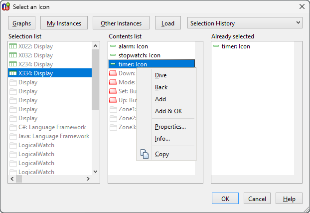 Component Selection Tool for multiple elements