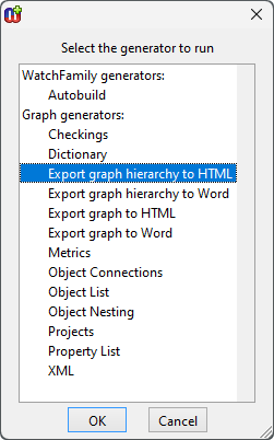 Generating Watch documentation