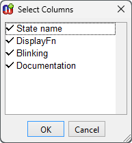 Selecting Columns to show