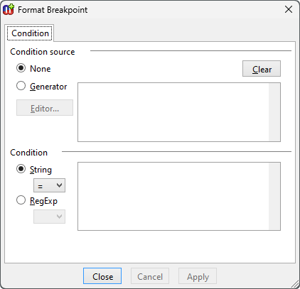 Breakpoint Condition
