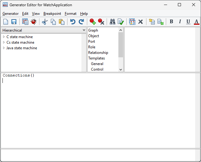 Generator Editor with new generator