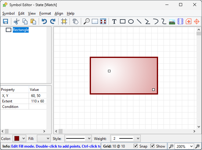 Setting fountain fill