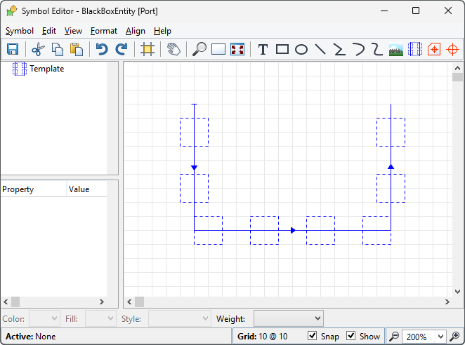 Symbol Editor with Template