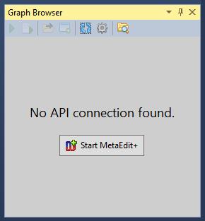 No API connection found