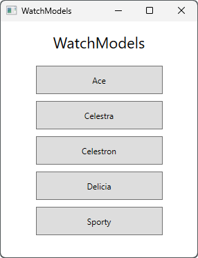 Watch test environment